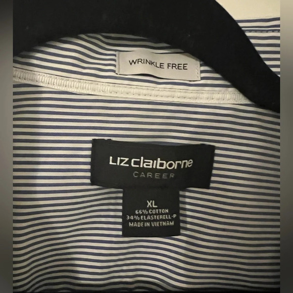 Liz Claiborne wrinkle free button down size XL (S137) - Picture 2 of 6